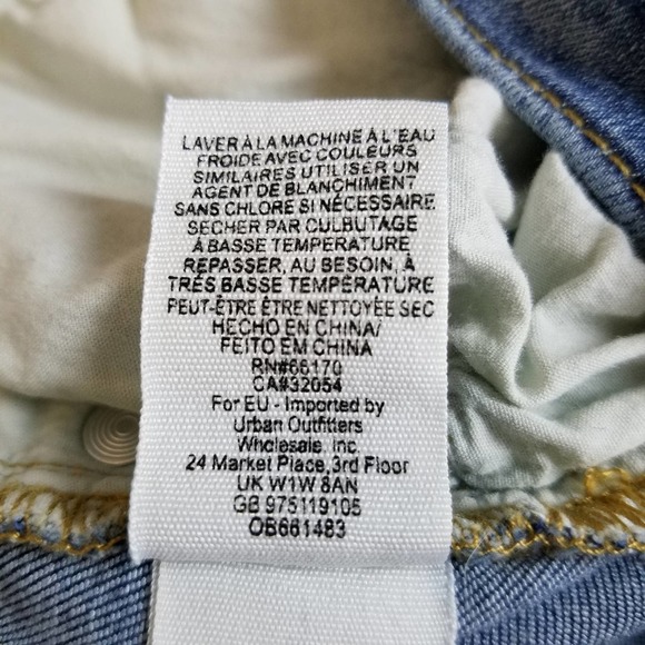 Free People Raw Fringe Hem Skinny Jeans Size 27 - Picture 10 of 10